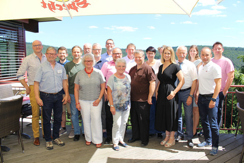 Die Teilnehmer des Evaluationsworkshops am 03.07.19 in Heimbuchenthal