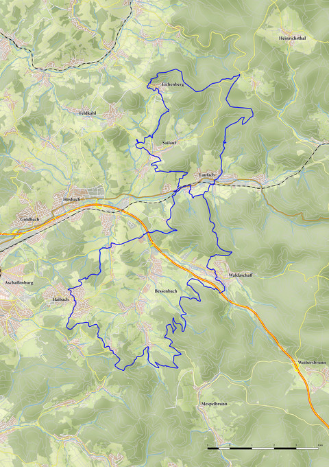 Karte WESPE-Wanderweg